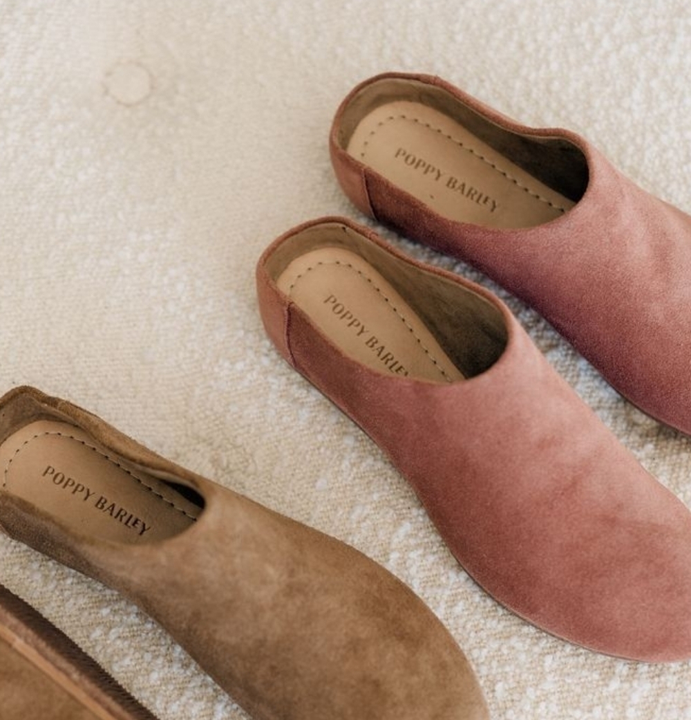 Poppy Barley The Cabin Shoe Pink Suede Size 6 - Picture 3 of 14